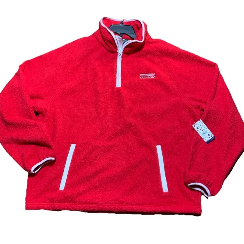 Old Row Fleece 1/4 Zip Pullover Red Men’s Sz XL Outdoors NWT
